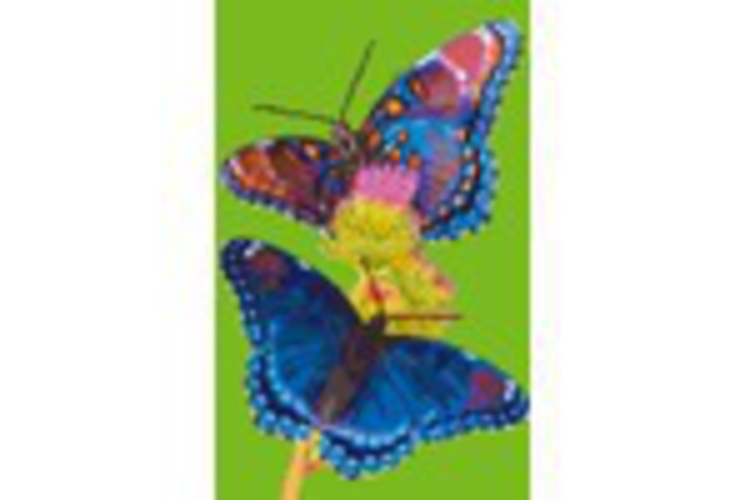 Butterflies Eight [8] Baseplate PixelHobby Mini-mosaic Art Kit image 0